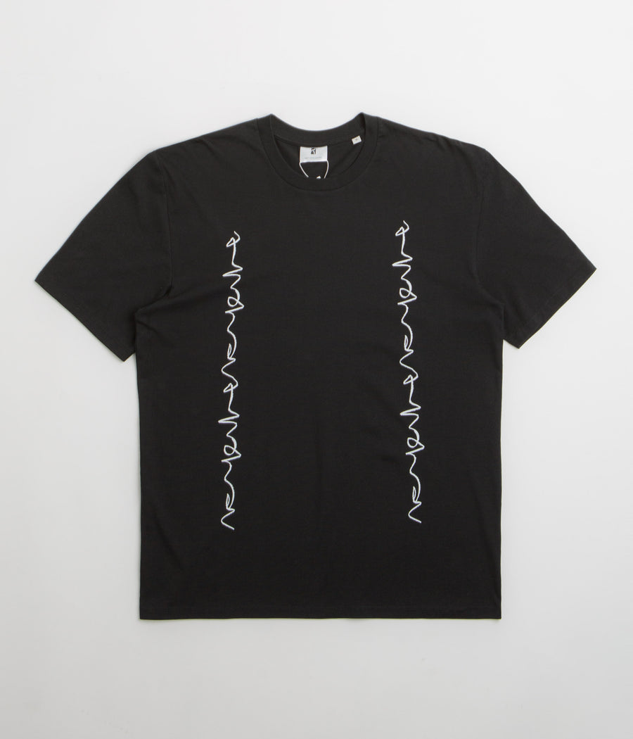 Poetic Collective Crayon Chain T-Shirt in Black