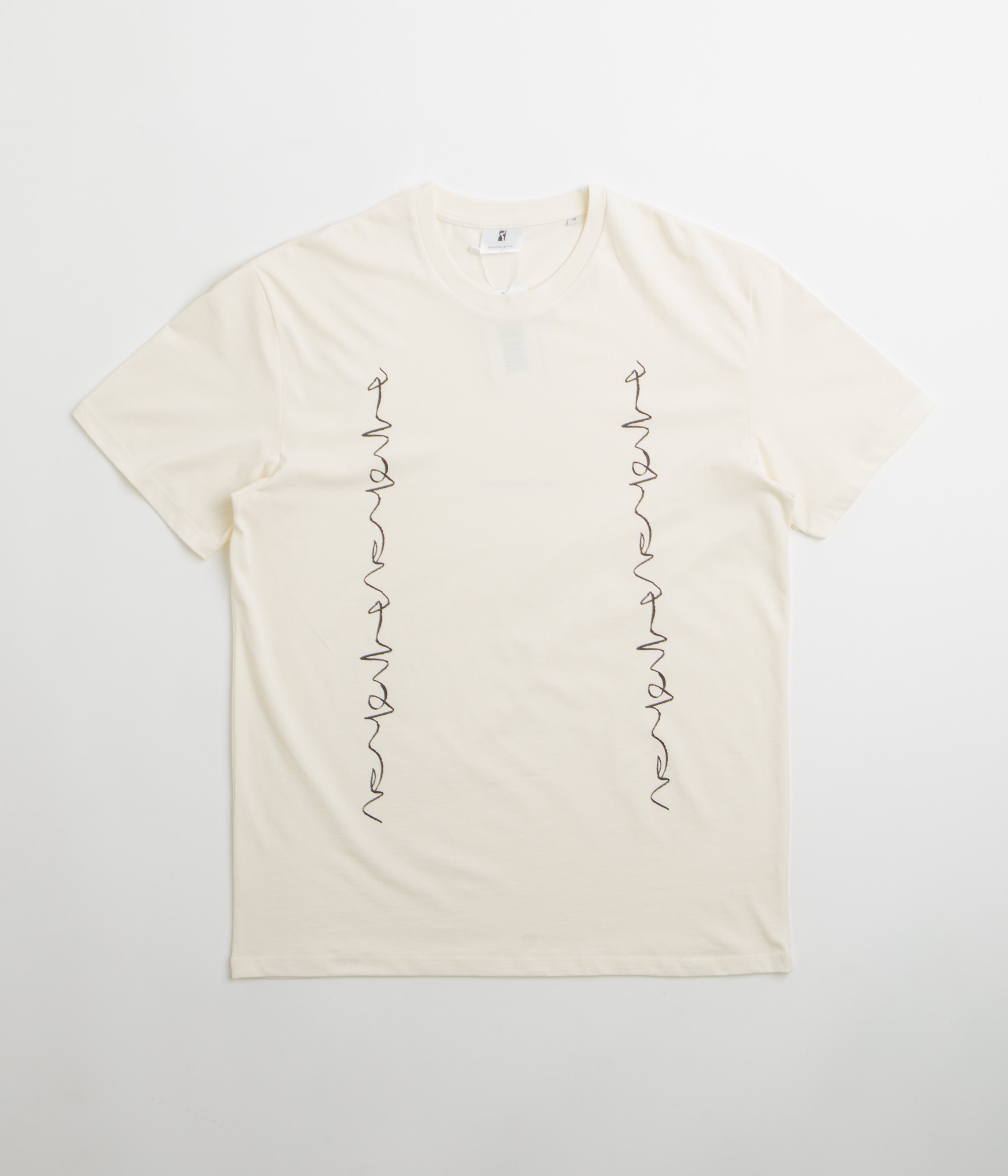 Poetic Collective Crayon Chain T-Shirt in Ivory