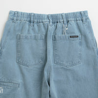 Poetic Collective Denim Balloon Pants in Light Blue thumbnail