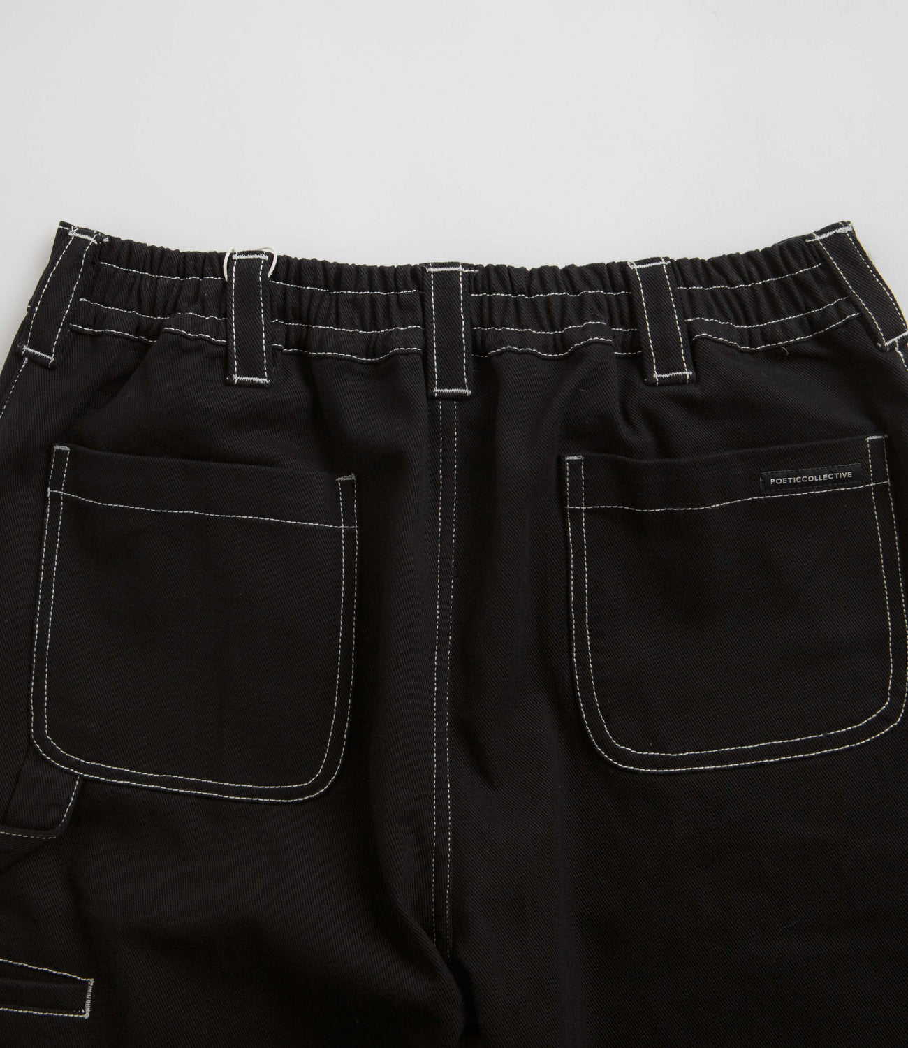 Lizzy Black Contrast Stitch Oversized Cargo Pants – LA CHIC PICK
