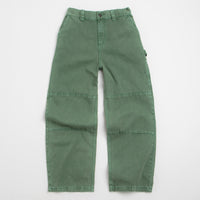 Poetic Collective Denim Sculptor Pants in Green Acid Wash and Green thumbnail
