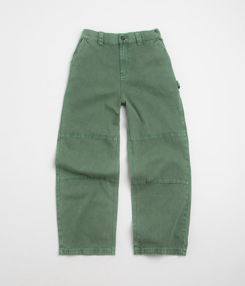Poetic Collective Denim Sculptor Pants - Green Acid Wash / Green