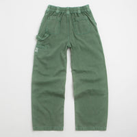 Poetic Collective Denim Sculptor Pants in Green Acid Wash and Green thumbnail
