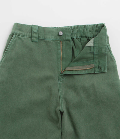 Poetic Collective Denim Sculptor Pants in Green Acid Wash and Green