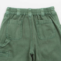 Poetic Collective Denim Sculptor Pants in Green Acid Wash and Green thumbnail