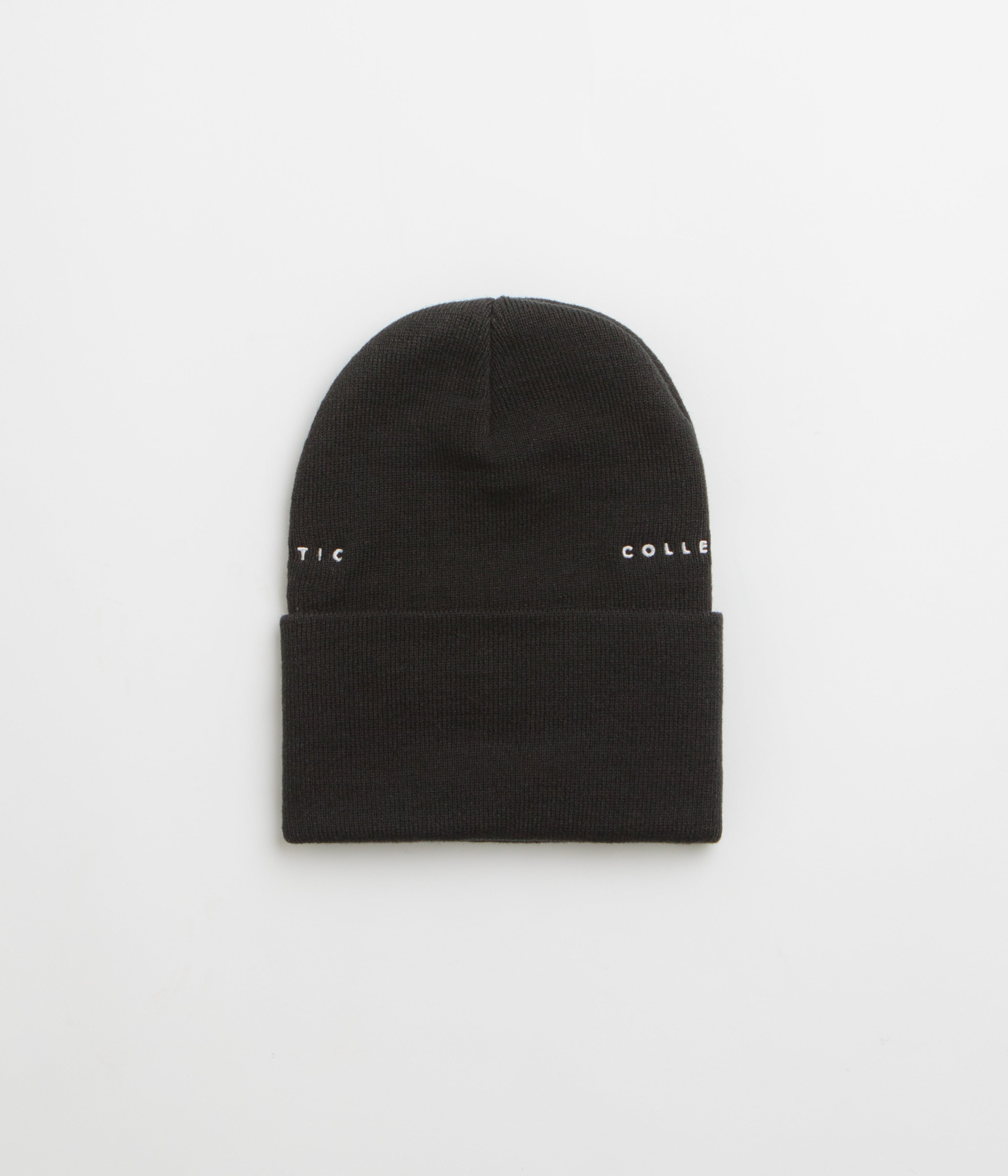 Poetic Collective Double Beanie in Black