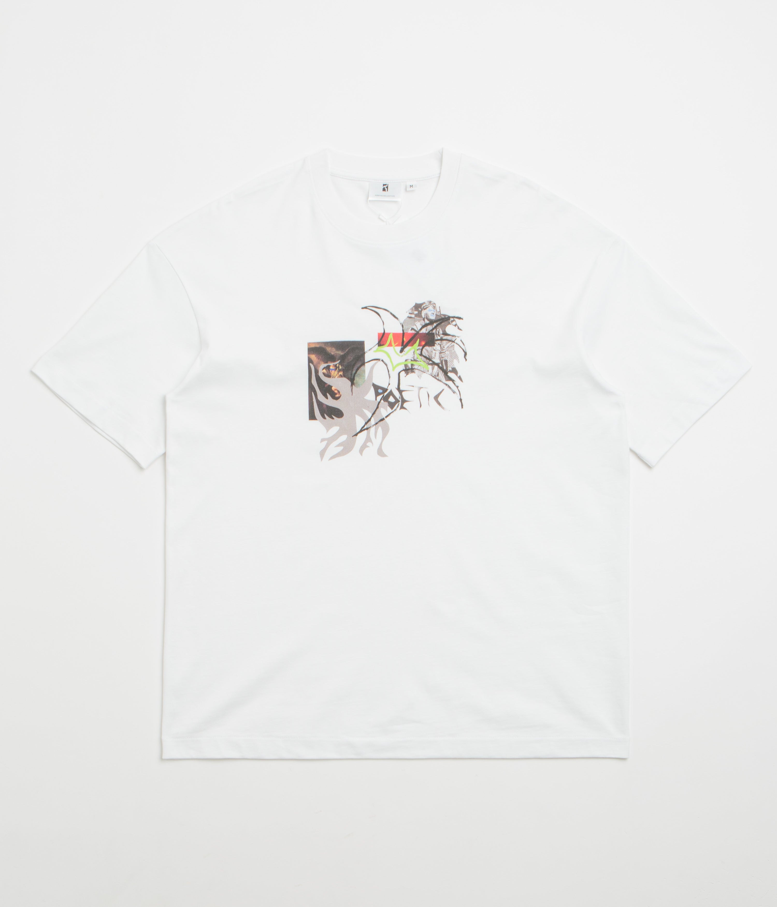 Poetic Collective Eagle Collage T-Shirt in White