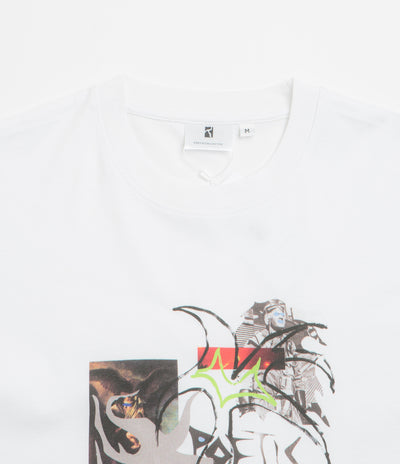 Poetic Collective Eagle Collage T-Shirt in White
