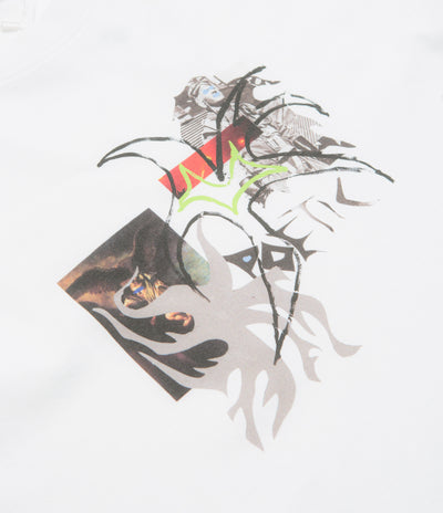 Poetic Collective Eagle Collage T-Shirt in White