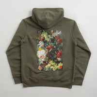 Poetic Collective Flower Hoodie in Khaki thumbnail