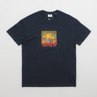 Poetic Collective Graff Fruit T-Shirt in Navy thumbnail