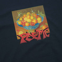 Poetic Collective Graff Fruit T-Shirt in Navy thumbnail