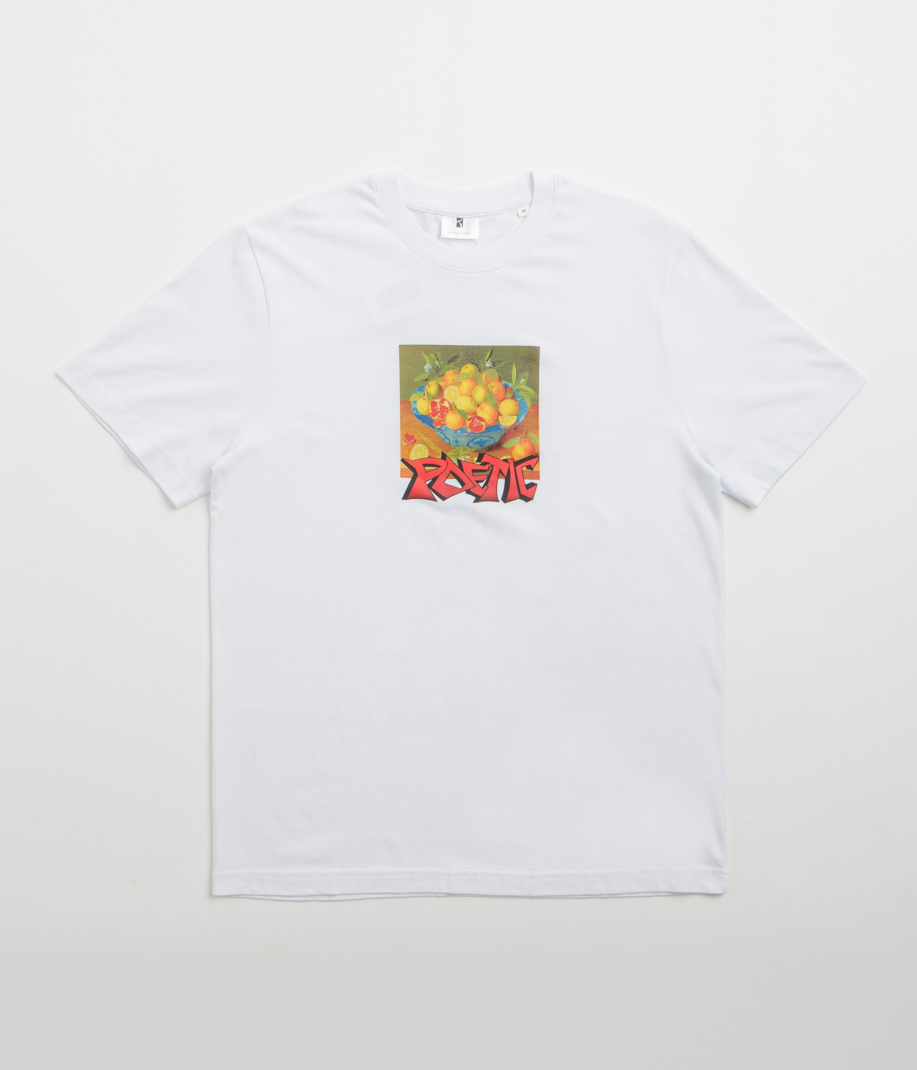 Poetic Collective Graff Fruit T-Shirt in White