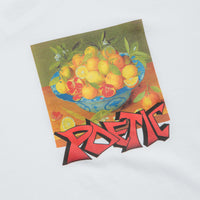 Poetic Collective Graff Fruit T-Shirt in White thumbnail