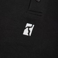 Poetic Collective Heavy Polo Sweatshirt - Black thumbnail