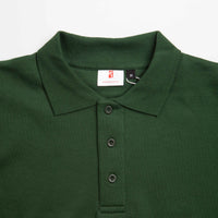 Poetic Collective Heavy Polo Sweatshirt - Bottle Green thumbnail