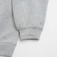 Poetic Collective Heavy Polo Sweatshirt - Heather Grey thumbnail
