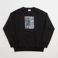Poetic Collective Kingqueen Crewneck Sweatshirt - Black thumbnail