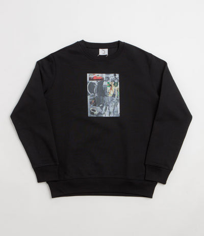 Poetic Collective Kingqueen Crewneck Sweatshirt - Black