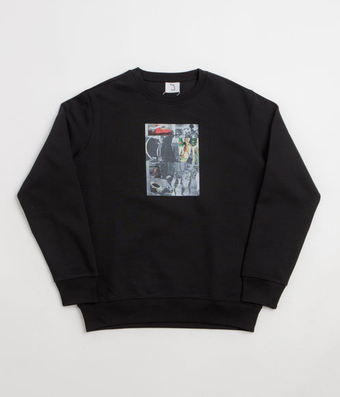 Poetic Collective Kingqueen Crewneck Sweatshirt - Black