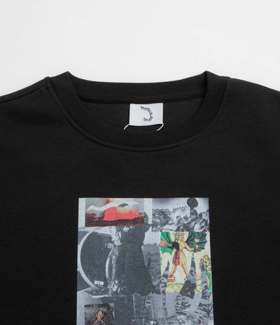 Poetic Collective Kingqueen Crewneck Sweatshirt - Black