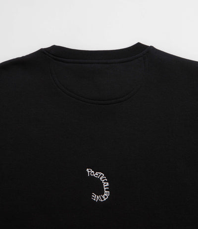 Poetic Collective Kingqueen Crewneck Sweatshirt - Black