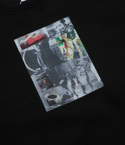 Poetic Collective Kingqueen Crewneck Sweatshirt - Black