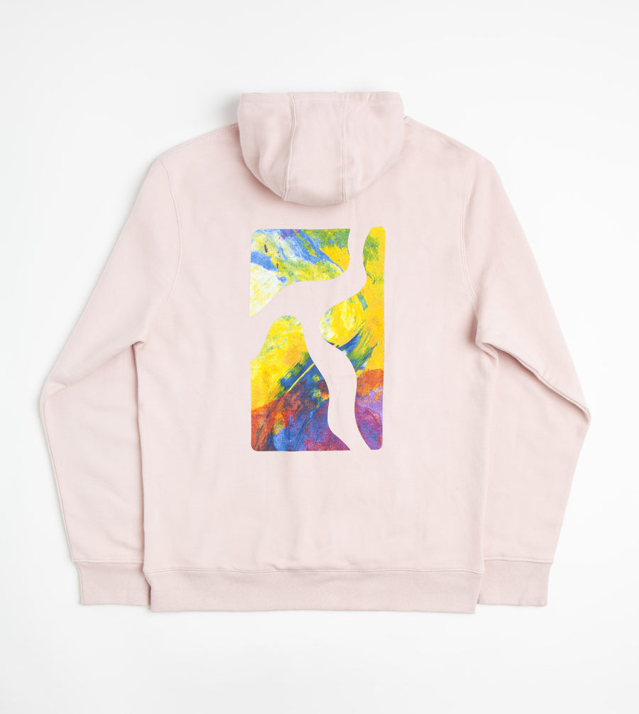 Poetic Collective Logo Cutout Hoodie - Pink