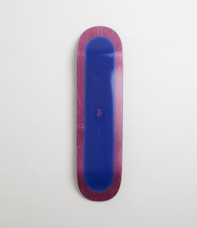 Poetic Collective Neon Blue Square Tail Deck in 8.5"