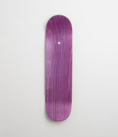 Poetic Collective Neon Blue Square Tail Deck in 8.5"
