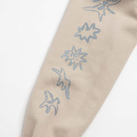 Poetic Collective Nocturnal Double Zip Hoodie - Beige thumbnail