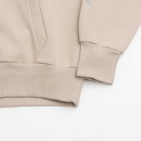 Poetic Collective Nocturnal Double Zip Hoodie - Beige thumbnail