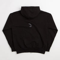 Poetic Collective Nocturnal Double Zip Hoodie - Black thumbnail