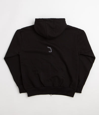 Poetic Collective Nocturnal Double Zip Hoodie - Black