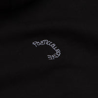 Poetic Collective Nocturnal Double Zip Hoodie - Black thumbnail
