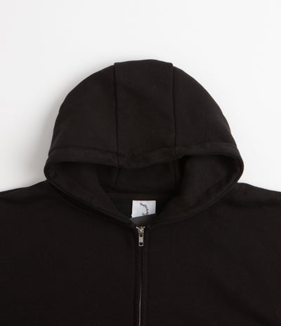 Poetic Collective Nocturnal Double Zip Hoodie - Black