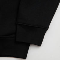 Poetic Collective Nocturnal Half Zip Crewneck Sweatshirt - Black thumbnail