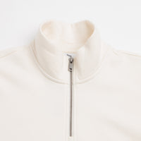 Poetic Collective Nocturnal Half Zip Crewneck Sweatshirt - Ivory thumbnail