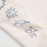 Poetic Collective Nocturnal Half Zip Crewneck Sweatshirt - Ivory thumbnail