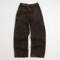 Poetic Collective Painter Pants - Brown Acid Denim Wash thumbnail