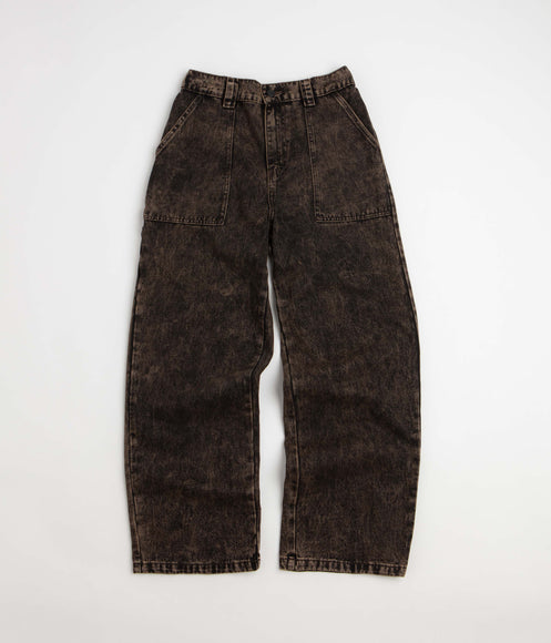 Poetic Collective Painter Pants - Brown Acid Denim Wash