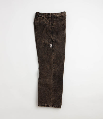 Poetic Collective Painter Pants - Brown Acid Denim Wash