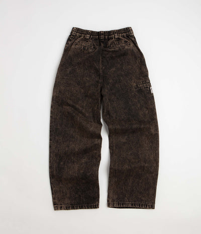 Poetic Collective Painter Pants - Brown Acid Denim Wash