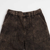Poetic Collective Painter Pants - Brown Acid Denim Wash thumbnail