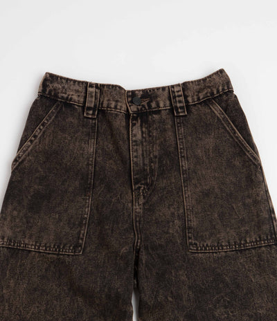 Poetic Collective Painter Pants - Brown Acid Denim Wash