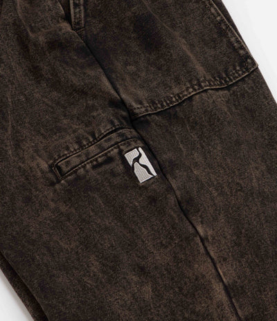 Poetic Collective Painter Pants - Brown Acid Denim Wash