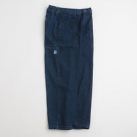 Poetic Collective Painter Pants in Classic Denim and Black thumbnail