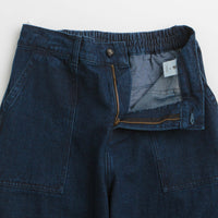 Poetic Collective Painter Pants in Classic Denim and Black thumbnail