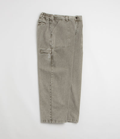 Poetic Collective Painter Pants in Grey Washed Denim