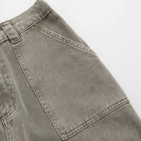 Poetic Collective Painter Pants in Grey Washed Denim thumbnail